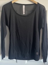 Pulôver feminino Balance Collection manga longa malha traseira preto tamanho pequeno S comprar usado  Enviando para Brazil