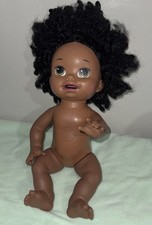 Boneca Baby Alive 2014 pele escura cabelo preto lanche Sara não funciona, usado comprar usado  Enviando para Brazil