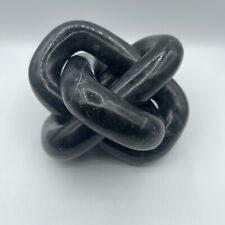 Peça de mesa arte nó celta três elos pedra mármore preto comprar usado  Enviando para Brazil