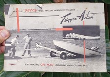 Antigo Vintage 1957 Gator Boat Trailer Catálogo 16pgs. Waldorf Canandaigua, NY, usado comprar usado  Enviando para Brazil