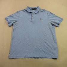 Camisa Ralph Lauren Masculina Média Manga Curta Casual Polo de Golfe Ajuste Clássico Azul comprar usado  Enviando para Brazil