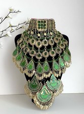 Green afghan full for sale  LONDON