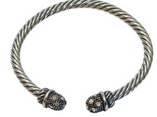 Silver tone twisted for sale  Melbourne