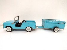 Carro de brinquedo antigo de metal NYLINT Ford Bronco com reboque (DM) comprar usado  Enviando para Brazil