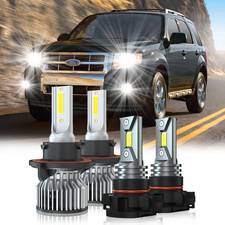 Lâmpadas super brilhantes para faróis de LED Ford Escape 2008-2012 utilitário 4 portas 3.0L, usado comprar usado  Enviando para Brazil
