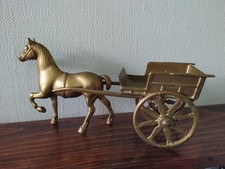 Vintage brass horse for sale  MARKET RASEN