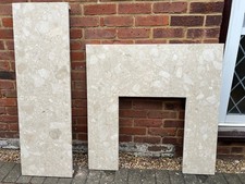 Beige marble fire for sale  AYLESFORD