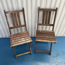 Wooden folding chairs for sale  LEEDS