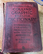 Vintage collins graphic for sale  CARLISLE
