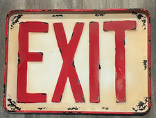 Exit sign metal for sale  Algonquin