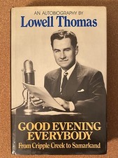 Lowell thomas signed for sale  Slingerlands