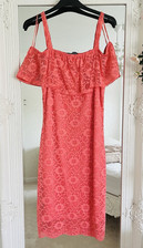 Coral pink lace for sale  LEYLAND