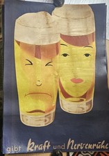 Altes plakat bier gebraucht kaufen Altes plakat bier gebraucht kaufen  Remseck am Neckar