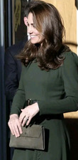 Nova Bolsa de Embreagem LK BENNET Dora Verde Alecrim Kate Middleton  comprar usado  Enviando para Brazil