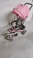 Triciclo passeggino rosa usato  Montevarchi