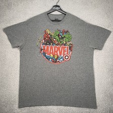 Camisa masculina Marvel XL cinza Homem-Aranha Hulk Capitão América manga curta gola redonda comprar usado  Enviando para Brazil