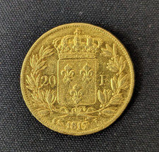 Luis XVIII (1814-1824) 20 Francos Oro 1817L Bayona comprar usado  Enviando para Brazil