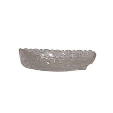 Prato vintage americano de vidro prensado Fenton padrão margarida e botão canoa barco comprar usado  Enviando para Brazil