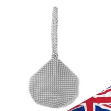 Usado, Bolsa de mão feminina moda formato irregular carteira de metal para festa de casamento nupcial comprar usado  Enviando para Brazil