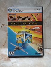 Microsoft Flight Simulator X Gold Edition PC Windows com expansão de aceleração, usado comprar usado  Enviando para Brazil