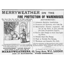 Merryweather fire protection for sale  GLASGOW