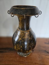 Rustic metal vase for sale  Dublin
