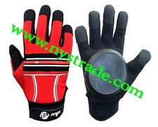 Luvas para skate de prancha longa deslizante com discos deslizantes de qualidade - Vermelho comprar usado  Enviando para Brazil