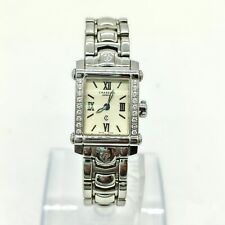 Relógio feminino CHARRIOL Colvmbvs 18mm tanque de aço inoxidável diamante, usado comprar usado  Enviando para Brazil