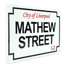 Mathew street sign for sale  PRESCOT
