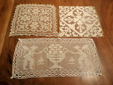 Linge ancien napperons d'occasion  Senozan