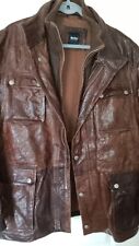 Lederjacke boss gr gebraucht kaufen  Lindlar