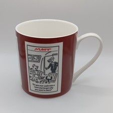 Matt cartoon mug for sale  DUNGANNON