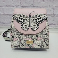 Mini mochila bolsa tote Luv Betsey Johnson rosa preta borboleta comprar usado  Enviando para Brazil