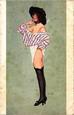 PC KIRCHNER ARTISTA ASSINADO LA PREMIERRE VOILETTE ART NOUVEAU P4-2 (b2632) comprar usado  Enviando para Brazil
