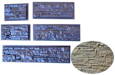 5 peças moldes de plástico ABS 2mm para parede de gesso concreto pedra cimento azulejos Conc.. comprar usado 5 peças moldes de plástico ABS 2mm para parede de gesso concreto pedra cimento azulejos Conc.. comprar usado  Enviando para Brazil