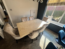 Seater marble travertine for sale  DUKINFIELD