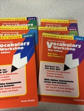 Vocabulary Workshop, Level B,C,E,F,G,H Grade 9, Teacher's Edition by Shostak, segunda mano  Embacar hacia Mexico