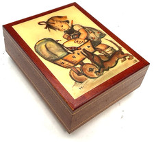 Goebel M.I. Carrinho de bebê Hummel menina série bebê caixa de música cachorro de madeira comprar usado  Enviando para Brazil