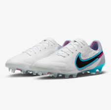 Chuteiras de futebol masculinas Nike Tiempo Legend 9 Elite FG branco/azul tamanhos 8-12 ✅ comprar usado  Enviando para Brazil