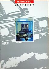 Daihatsu sportrak brochure for sale  BIGGLESWADE