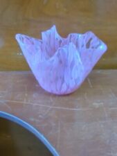Vintage pink latticino for sale  La Mesa