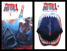 The Atoll Comics 1-2 Great White Shark Attack Horror Jaws Hook Jaw Grizzlyshark  comprar usado  Enviando para Brazil