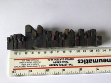 Antique wooden type for sale  HALIFAX