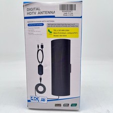 Antena digital AN-5004 1080P HDTV negra para interiores o exteriores segunda mano  Embacar hacia Mexico