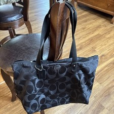 Coach large black for sale  East Leroy