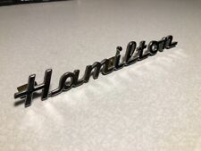 Emblema cromado vintage Hamilton eletrodomésticos e móveis industriais modernos emblema muito bom estado usado comprar usado  Enviando para Brazil