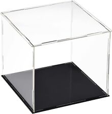 Vitrine acrílica transparente caixa proteção à prova de poeira vitrine cubo colecionáveis P comprar usado  Enviando para Brazil