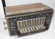 Acordeão diatônico Pitzschler universal feito na Alemanha 1903 antigo 10 botões comprar usado  Enviando para Brazil