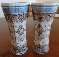 Pair vintage handpainted for sale  LITTLEBOROUGH
