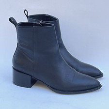 Botas de tornozelo Thursday Boot Co Tempo Everyday couro 7 pretas 2” salto feitas à mão comprar usado  Enviando para Brazil